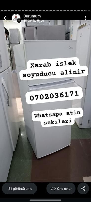 Xidmət: Soyuducu alışı - İstənilən marka və model soyuducular qəbul at lalafo.az Xidmət: Soyuducu alışı - İstənilən marka və model soyuducular qəbul