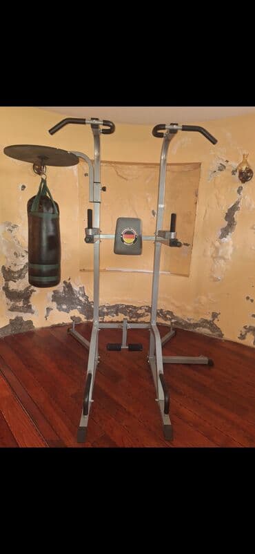 Çoxfunksiyalı ev fitnes stansiyası - Şaquli güc qülləsi (power tower) lalafo.az -da Çoxfunksiyalı ev fitnes stansiyası - Şaquli güc qülləsi (power tower)