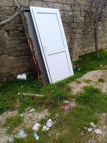 Metal və plastik qapı dəsti - 1 ədəd ağ rəngli PVC (plastik) giriş lalafo.az -da Metal və plastik qapı dəsti - 1 ədəd ağ rəngli PVC (plastik) giriş