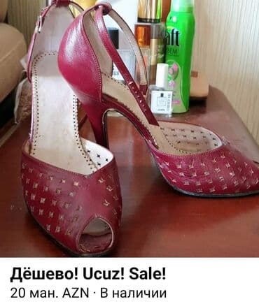 Ölçü: 37, rəng - Qırmızı, İşlənmiş lalafo.az -da Ölçü: 37, rəng - Qırmızı, İşlənmiş