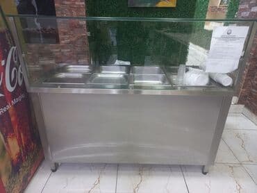 Paslanmayan poladdan bufet/fast-food vitrini – GN qastronom vannalı lalafo.az -da Paslanmayan poladdan bufet/fast-food vitrini – GN qastronom vannalı