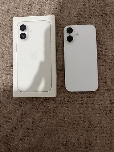 IPhone 16, Ağ, Face ID lalafo.az -da IPhone 16, Ağ, Face ID