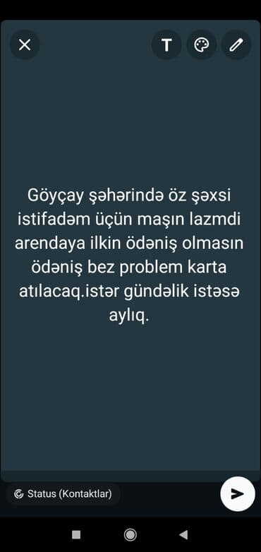 Günlük, Depozitsiz lalafo.az -da Günlük, Depozitsiz