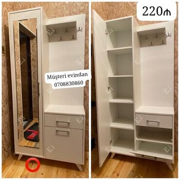 Yeni, Açılan, 1 qapı Düz dolab, Dəhliz dolabı lalafo.az -da Yeni, Açılan, 1 qapı Düz dolab, Dəhliz dolabı