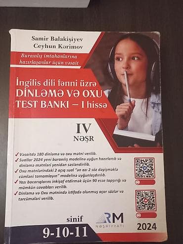 Məhsul: “İngilis dili fənni üzrə Dinləmə və Oxu Test Bankı – I hissə” lalafo.az -da Məhsul: “İngilis dili fənni üzrə Dinləmə və Oxu Test Bankı – I hissə”