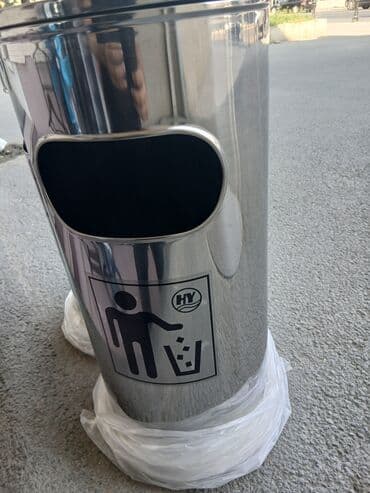 Digər məişət məhsulları: Paslanmayan poladdan hazırlanmış silindrik zibil qabı. Bu zibil qabı lalafo.az -da — 7 Digər məişət məhsulları: Paslanmayan poladdan hazırlanmış silindrik zibil qabı. Bu zibil qabı — 7