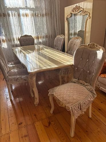 Qonaq otağı üçün, İşlənmiş, Açılmayan, 6 stul lalafo.az -da Qonaq otağı üçün, İşlənmiş, Açılmayan, 6 stul