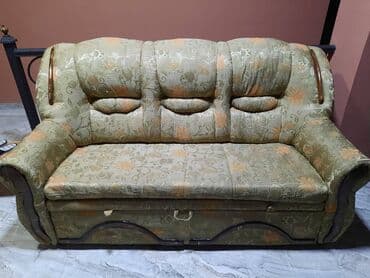 İşlənmiş, Divan, 2 kreslo, Bazasız, Açılan lalafo.az -da İşlənmiş, Divan, 2 kreslo, Bazasız, Açılan