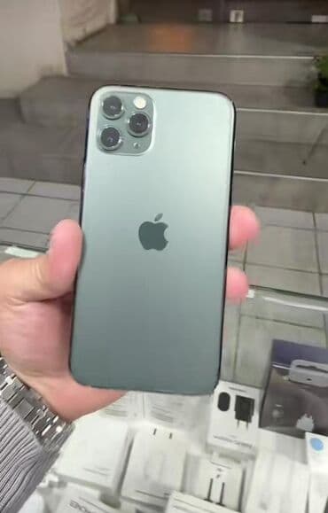 IPhone 11 Pro Max, Matte Midnight Green, Face ID lalafo.az -da IPhone 11 Pro Max, Matte Midnight Green, Face ID
