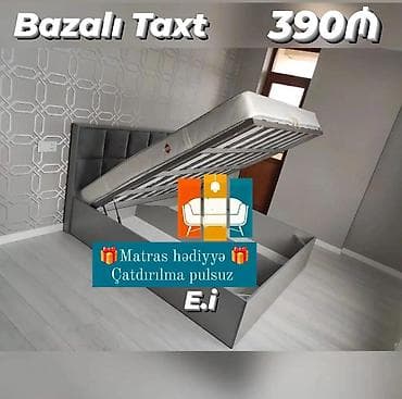 Bazalı taxt – 390₼ - Lift-up (qaldırılan) baza sistemi: geniş alt lalafo.az -da Bazalı taxt – 390₼ - Lift-up (qaldırılan) baza sistemi: geniş alt