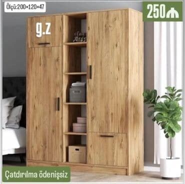 Açılan, Düz dolab, Qarderob, paltar dolabı lalafo.az -da Açılan, Düz dolab, Qarderob, paltar dolabı