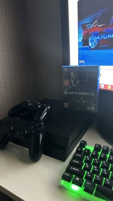 Ps 4 fat 500 gb 2 orjinal pult 1 dene oyun baki ve gencede gorusub lalafo.az -da Ps 4 fat 500 gb 2 orjinal pult 1 dene oyun baki ve gencede gorusub