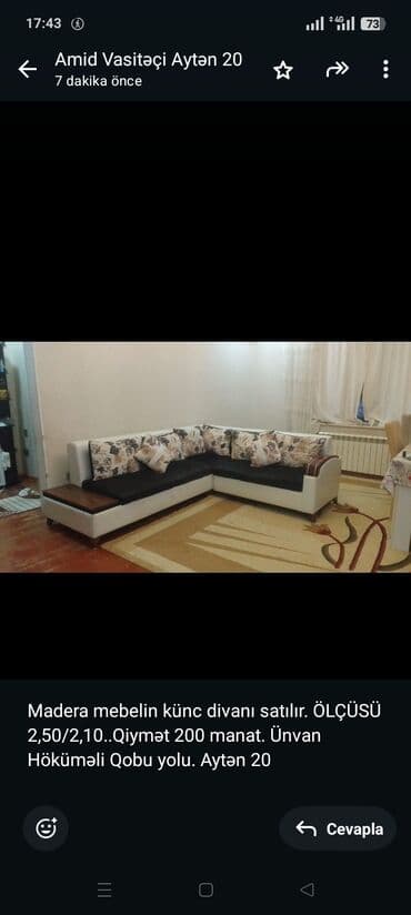 Künc divan lalafo.az -da Künc divan