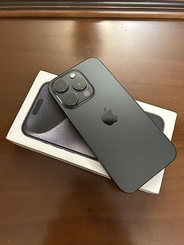 IPhone 15 Pro, 128 GB, Qara, Face ID lalafo.az -da IPhone 15 Pro, 128 GB, Qara, Face ID