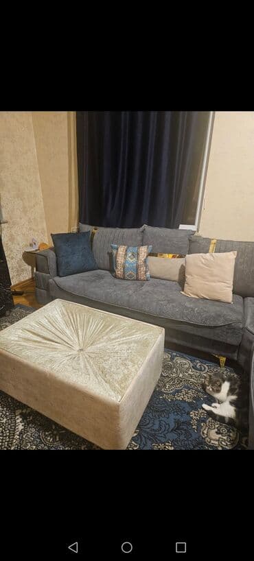 Mebel dəsti – künc divan və puf/oturacaq masası - Model: yumşaq künc lalafo.az -da Mebel dəsti – künc divan və puf/oturacaq masası - Model: yumşaq künc