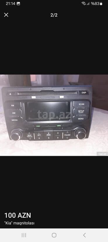 Orginal kia uzerinde maqitafon tezedir cizigi bele yoxdur 100 azn lalafo.az -da Orginal kia uzerinde maqitafon tezedir cizigi bele yoxdur 100 azn