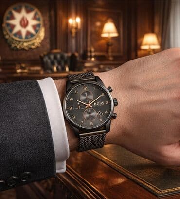 Yeni, Qol saatı, Hugo Boss, rəng - Qara lalafo.az -da Yeni, Qol saatı, Hugo Boss, rəng - Qara