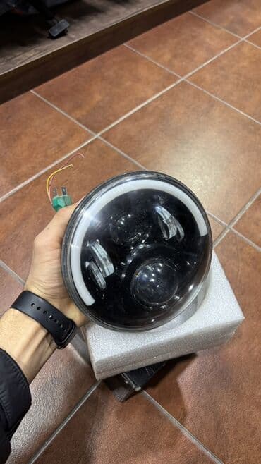 LED moto fara – 7 düym (təxmini) dairəvi projektor tipli başlıq lalafo.az -da LED moto fara – 7 düym (təxmini) dairəvi projektor tipli başlıq