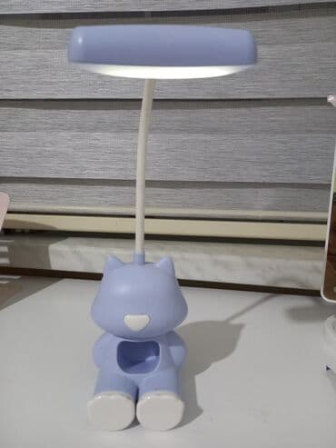 Светильник с зарядкой(голубого цвета) lalafo.az -da Светильник с зарядкой(голубого цвета)