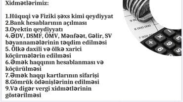 *Vergi və Mühasibat Xidmətləri* -Hesabatların hazırlanması və təqdim lalafo.az -da *Vergi və Mühasibat Xidmətləri* -Hesabatların hazırlanması və təqdim