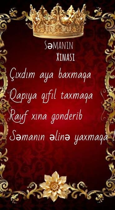 Dizayn, layihə: Xına Partisi üçün fərdi dəvətnamələr və dizayn xidməti - Xüsusi lalafo.az -da — 2 Dizayn, layihə: Xına Partisi üçün fərdi dəvətnamələr və dizayn xidməti - Xüsusi — 2