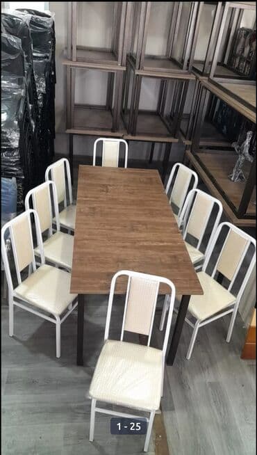 Qonaq otağı üçün, Yeni, Açılmayan, Dördbucaq masa, 8 stul lalafo.az -da Qonaq otağı üçün, Yeni, Açılmayan, Dördbucaq masa, 8 stul
