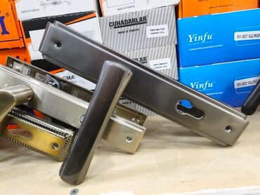 Qapı tutacağı və zamok dəsti - Material: metal (paslanmayan polad lalafo.az -da Qapı tutacağı və zamok dəsti - Material: metal (paslanmayan polad