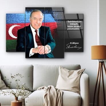 Divar üçün parlaq şüşə tablo seti - Material: yüksək parlaq şüşə səth lalafo.az -da Divar üçün parlaq şüşə tablo seti - Material: yüksək parlaq şüşə səth