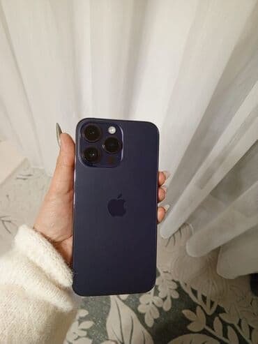 IPhone 14 Pro Max, 128 GB, Deep Purple, Face ID lalafo.az -da IPhone 14 Pro Max, 128 GB, Deep Purple, Face ID