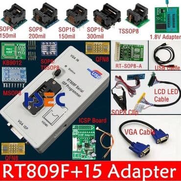 Orijinal RT809F Universal Proqramlayıcı 15 Adapter – Full Paket lalafo.az -da Orijinal RT809F Universal Proqramlayıcı 15 Adapter – Full Paket