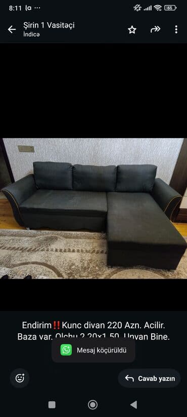 Künc divan lalafo.az -da Künc divan