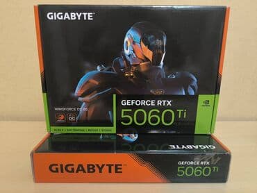 GIGABYTE WindForce GeForce RTX 5060 Ti 8GB GDDR7 PCI Express 5.0 x8 lalafo.az -da GIGABYTE WindForce GeForce RTX 5060 Ti 8GB GDDR7 PCI Express 5.0 x8