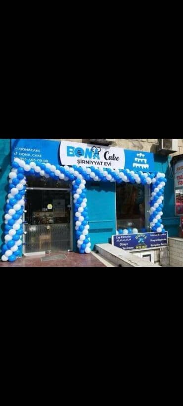 Obyekt açılışlarının şarla ve bayraqla bəzədilməsi. İsteyenler lalafo.az -da Obyekt açılışlarının şarla ve bayraqla bəzədilməsi. İsteyenler