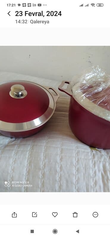 Qazan, rəng - Qırmızı, Çuqun, Rusiya lalafo.az -da Qazan, rəng - Qırmızı, Çuqun, Rusiya