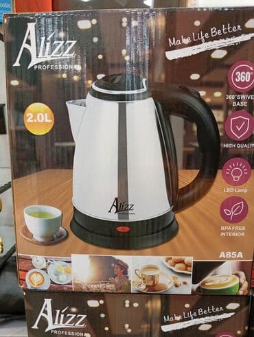 Другая техника для напитков: Электрочайник Alizz, 1.6 - 2 л, Новый at lalafo.az — 1 Другая техника для напитков: Электрочайник Alizz, 1.6 - 2 л, Новый — 1