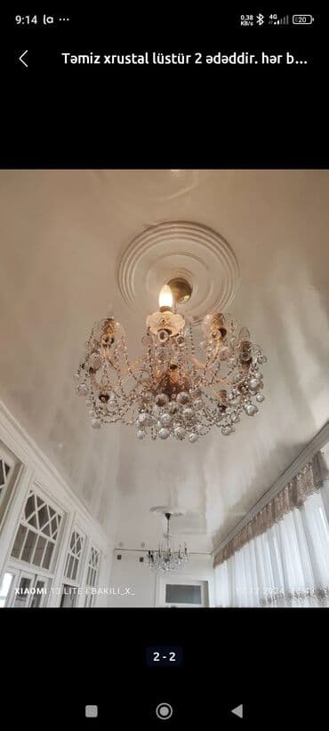 Çılçıraq, 10 və daha çox lampa, Xrustal lalafo.az -da Çılçıraq, 10 və daha çox lampa, Xrustal