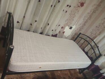 İşlənmiş, Təknəfərlik çarpayı, Bazasız, Matras ilə, Siyirməsiz, Azərbaycan lalafo.az -da İşlənmiş, Təknəfərlik çarpayı, Bazasız, Matras ilə, Siyirməsiz, Azərbaycan