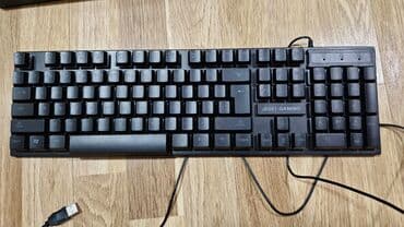 Игровая клавиатура с подсветкой для компьютера новая. серия Jedel lalafo.az -da Игровая клавиатура с подсветкой для компьютера новая. серия Jedel