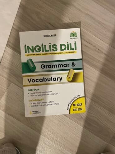 İngilis dili – Grammar & Vocabulary kitabı - Müəllif: Nərgiz R lalafo.az -da İngilis dili – Grammar & Vocabulary kitabı - Müəllif: Nərgiz R