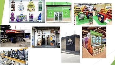 ➢ Vinil banner və stiker çapları ➢ Mağaza vitrinlərinin hazırlanması ➢ lalafo.az -da ➢ Vinil banner və stiker çapları ➢ Mağaza vitrinlərinin hazırlanması ➢