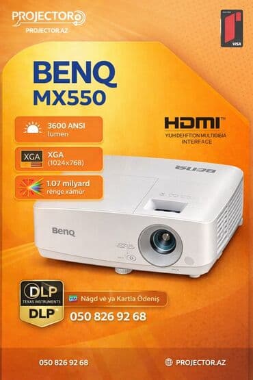 İşlənmiş Proyektor BenQ, Ödənişli çatdırılma lalafo.az -da İşlənmiş Proyektor BenQ, Ödənişli çatdırılma