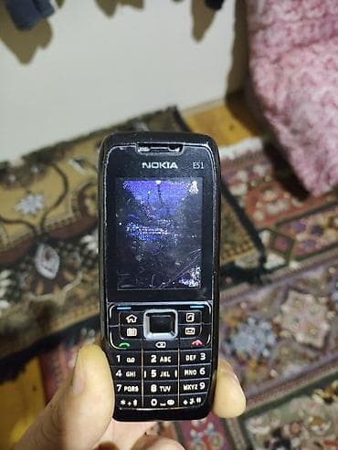 Nokia E51, 8 GB, rəng - Qara, Düyməli lalafo.az -da Nokia E51, 8 GB, rəng - Qara, Düyməli