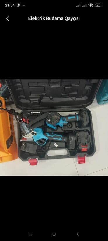 Elektrik budama qayçı dəsti Məhsul: Akkumulyatorlu elektrik budama lalafo.az -da Elektrik budama qayçı dəsti Məhsul: Akkumulyatorlu elektrik budama