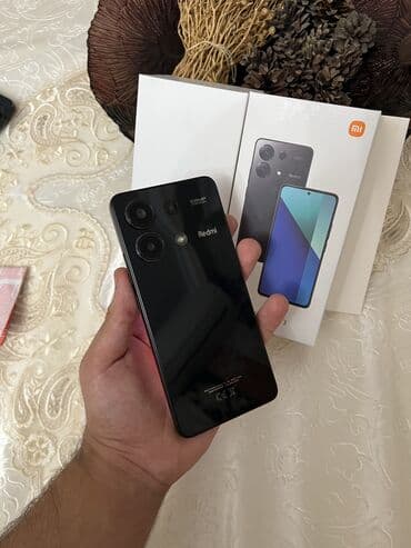 Redmi Note 13, 128 GB, rəng - Qara, Face ID, Simsiz şarj, Sənədlərlə lalafo.az -da Redmi Note 13, 128 GB, rəng - Qara, Face ID, Simsiz şarj, Sənədlərlə
