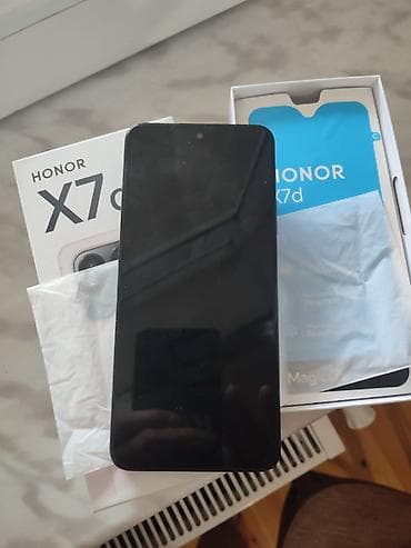 Honor X7d, 128 GB, rəng - Qara, İki sim kartlı, Barmaq izi, Face ID lalafo.az -da Honor X7d, 128 GB, rəng - Qara, İki sim kartlı, Barmaq izi, Face ID