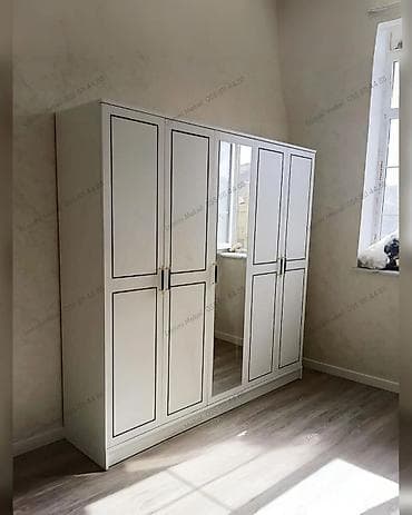 5 Qapılı Dolab Geniş yataq otaqları üçün həm asılqan, həm də rəf at lalafo.az 5 Qapılı Dolab Geniş yataq otaqları üçün həm asılqan, həm də rəf