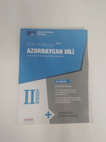Məhsul: “Test Toplusu – Azərbaycan dili (Yeni təhsil proqramı – lalafo.az -da Məhsul: “Test Toplusu – Azərbaycan dili (Yeni təhsil proqramı –