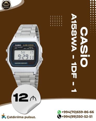 Yeni, Qol saatı, Casio, rəng - Gümüşü lalafo.az -da Yeni, Qol saatı, Casio, rəng - Gümüşü
