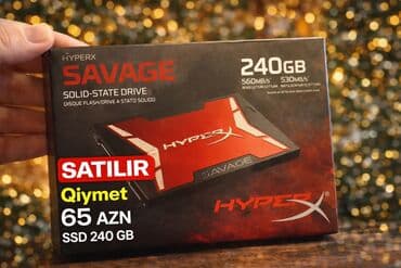 HyperX Savage SSD – 240 GB - Növ: Solid-State Drive (SSD) - Tutum lalafo.az -da HyperX Savage SSD – 240 GB - Növ: Solid-State Drive (SSD) - Tutum