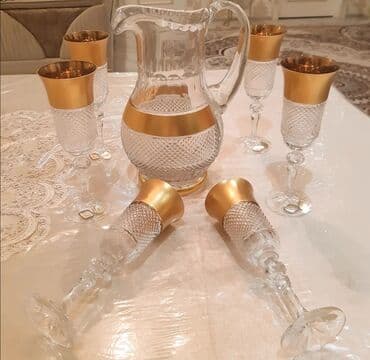 Rəng - Qızılı, Xrustal, Çexiya lalafo.az -da Rəng - Qızılı, Xrustal, Çexiya